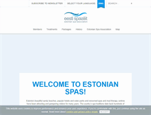 Tablet Screenshot of estonianspas.eu